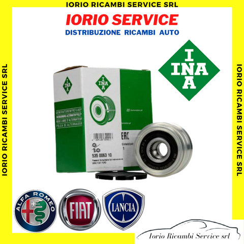 PULEGGIA ALTERNATORE FRIZIONATA PER FIAT GRANDE PUNTO 1.3 MULTIJET 75 CV 90 CV