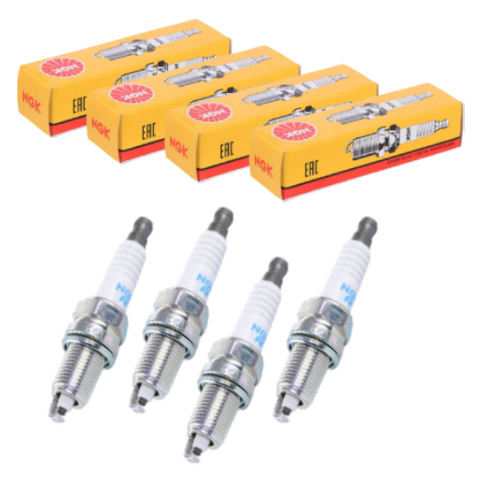 KIT 4 CANDELE NGK ZKR7A10 FIAT PANDA YPSILON 312 NEW 500 GRANDE PUNTO EVO BNZ 8V