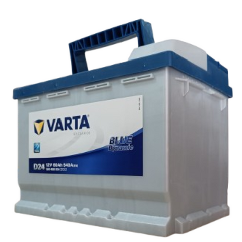 BATTERIA 60 Ah VARTA D24 AUTO 540A POSITIVO A DESTRA (+DX) COD. L2 60P 560408054
