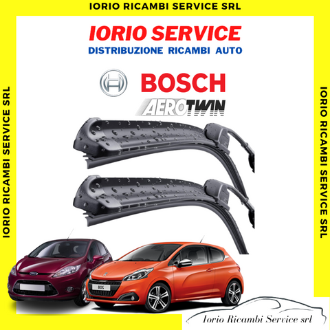 SPAZZOLE TERGI ANT. BOSCH FORD FIESTA 08 P208 P2008 C3 III ADAM FIAT TIPO 2015
