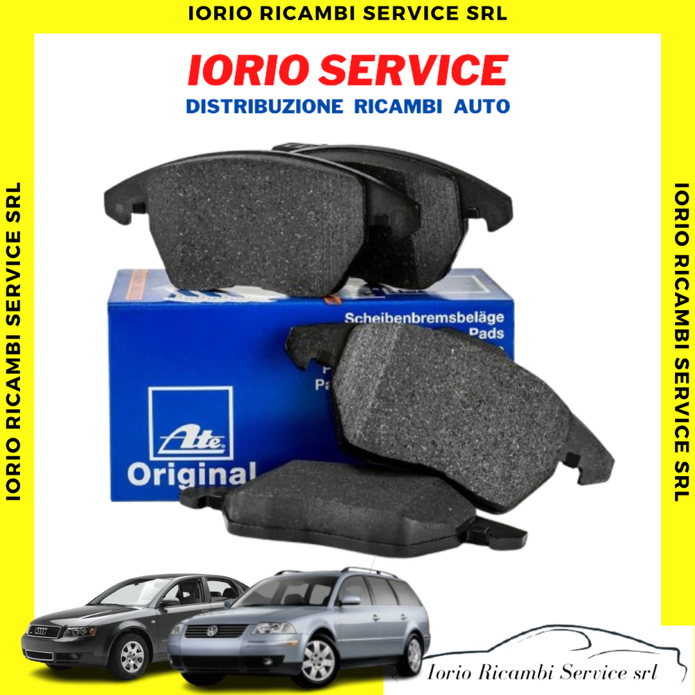 PASTIGLIE FRENI MARCA ATE AUDI A4 1.9 TDI QUATTRO 96 KW 2002 PASTICCHE ANTERIORI