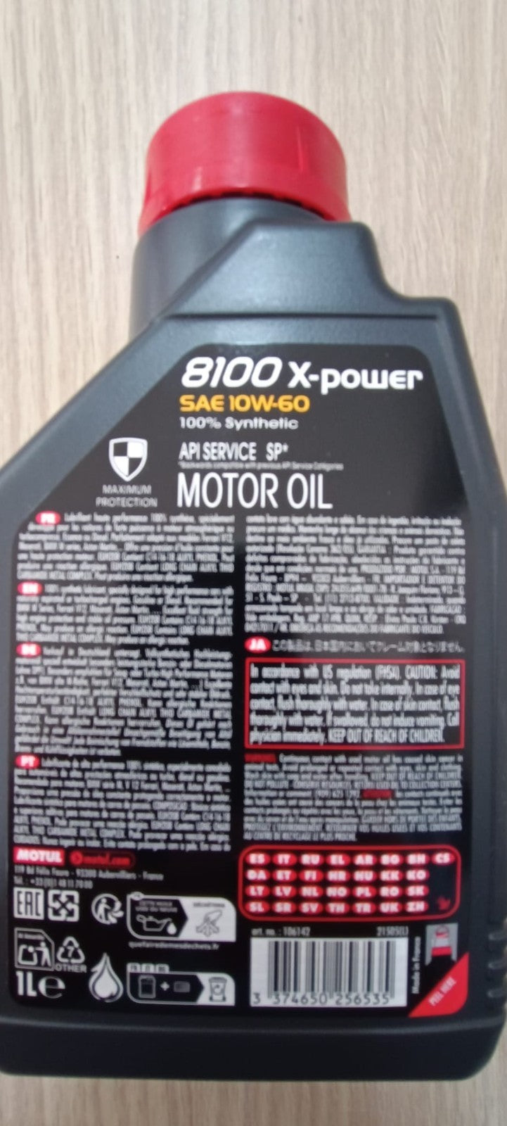MOTUL 8100 X-Power 4 litri 10W60 A3/B4, 4-tempi aspirati o sovralimentati