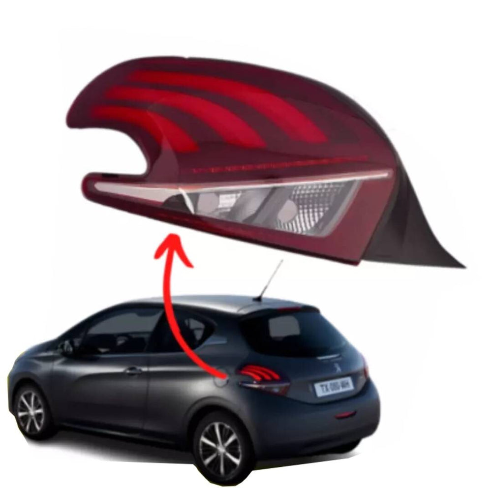 FARO FANALE POSTERIORE STOP CON LED SINISTRO PEUGEOT 208 RESTYLING 2015>2019