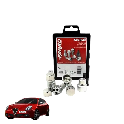 KIT 4 BULLONI ANTIFURTO AUTO per ALFA ROMEO GIULIETTA CERCHI IN LEGA FARAD