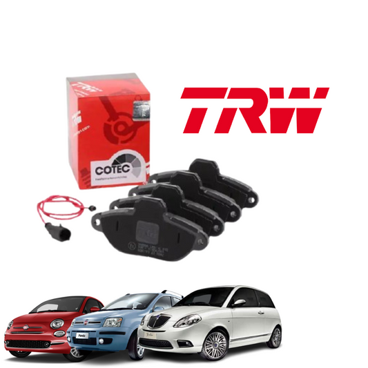 PASTIGLIE FRENI TRW ANTERIORI FIAT PUNTO PANDA 169 500 3P LANCIA Y 1100-1200 8V