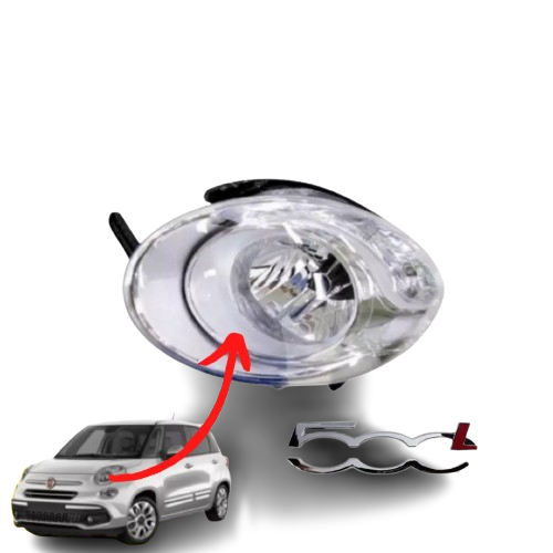 FARO ANTERIORE SUPERIORE SINISTRO SX FIAT 500L >2012 CON MOTORE ELETTRICO