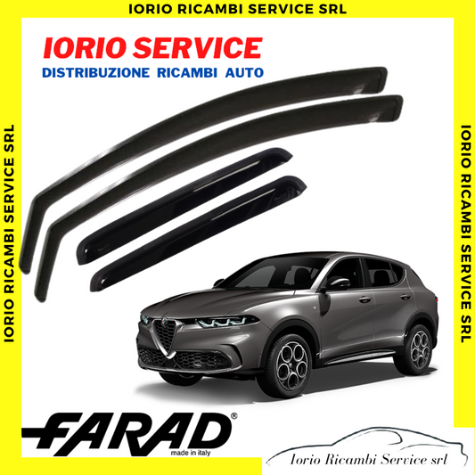 KIT 4 DEFLETTORI ARIA ALFA ROMEO TONALE DAL 2022 FARAD fumè ANTITURBO ANTIVENTO