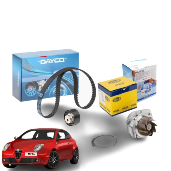KIT CINGHIA DISTRIBUZIONE + POMPA ACQUA FIAT PUNTO STILO ALFA MITO BENZINA 16V