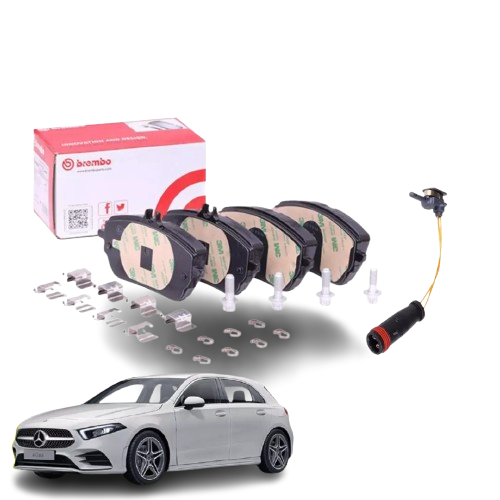 PASTIGLIE FRENI ANTERIORI BREMBO + SENSORE MERCEDES CLASSE A  B W177 W247   2018