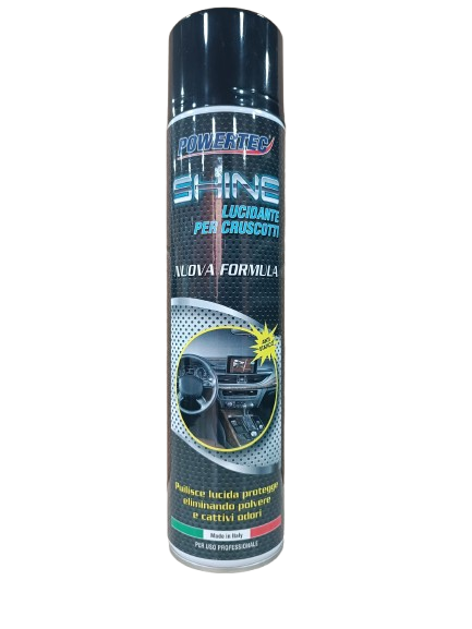 SHINE LUCIDA SCRUSCOTTO LUCIDANTE PROTEGGE ELIMINA LA POLVERE MARCA POWERTEC