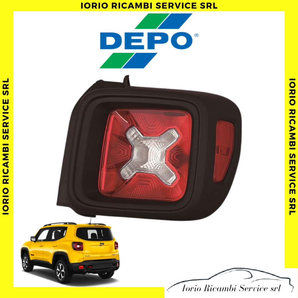 FANALE STOP POSTERIORE DESTRO JEEP RENEGADE 2014 A 2018 MODELLO ALOGENO NO LED