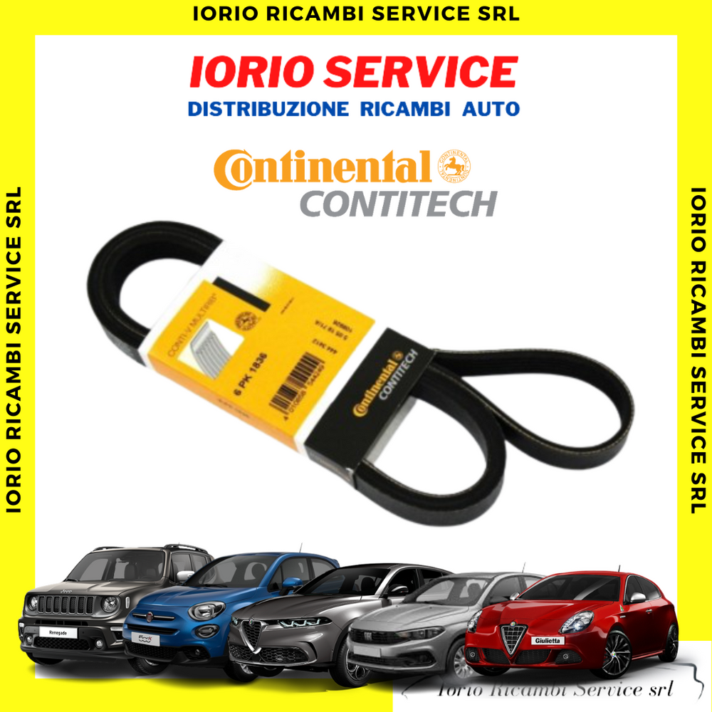 CINGHIA SERVIZI 6PK1400 ALTERNATORE 500X TIPO RENEGADE TONALE GIULIETTA 1.6 MTJ