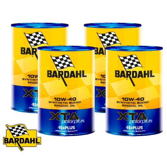 4 LITRI BARDAHL XTA 10W40 OLIO MOTORE TAGLIANDO AUTO ACEA A3B4 POLARPLUS