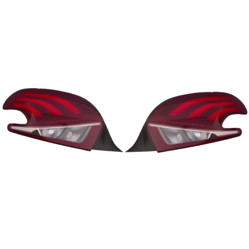 2 STOP FARI PEUGEOT 208 RESTYLIN 2015 2019 FANALI POSTERIORI LED DESTRO SINISTRO