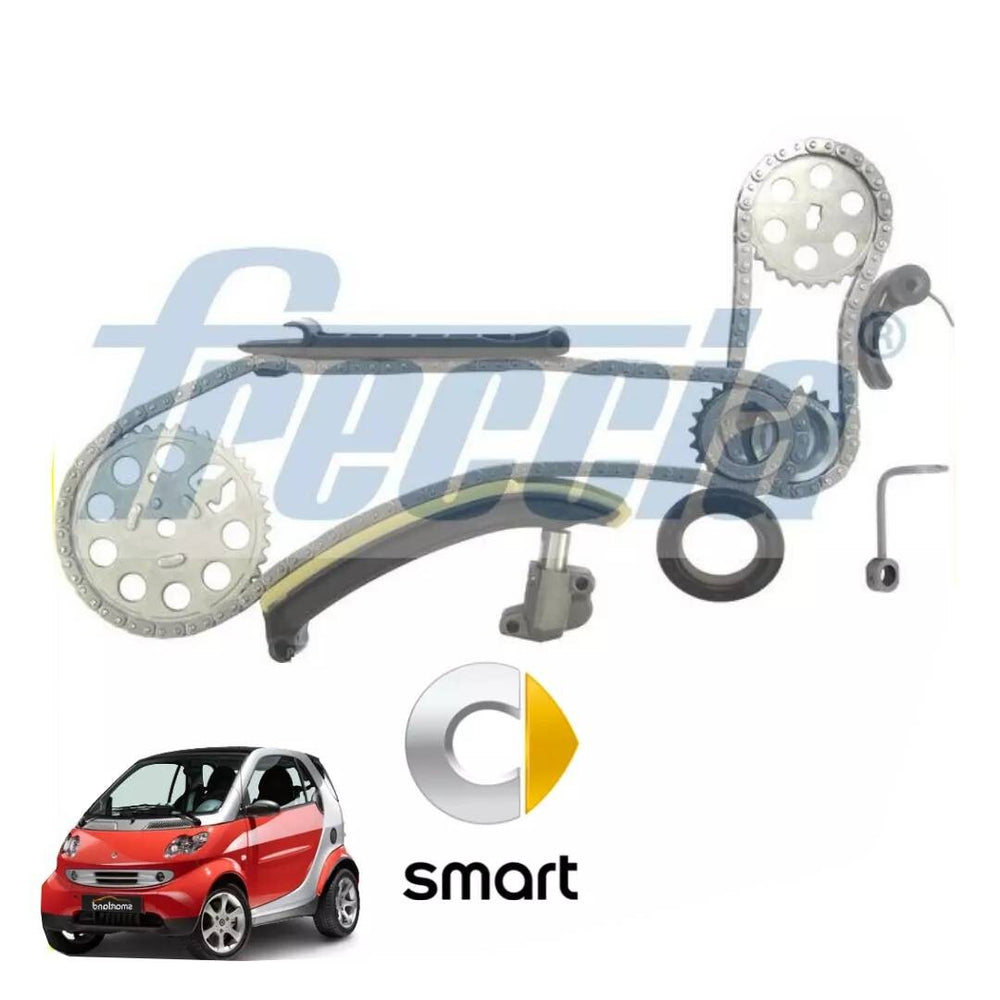 KIT CATENA DISTRIBUZIONE SMART FORTWO 450 1998 2006 BENZINA COMPLETO 11 PEZZI