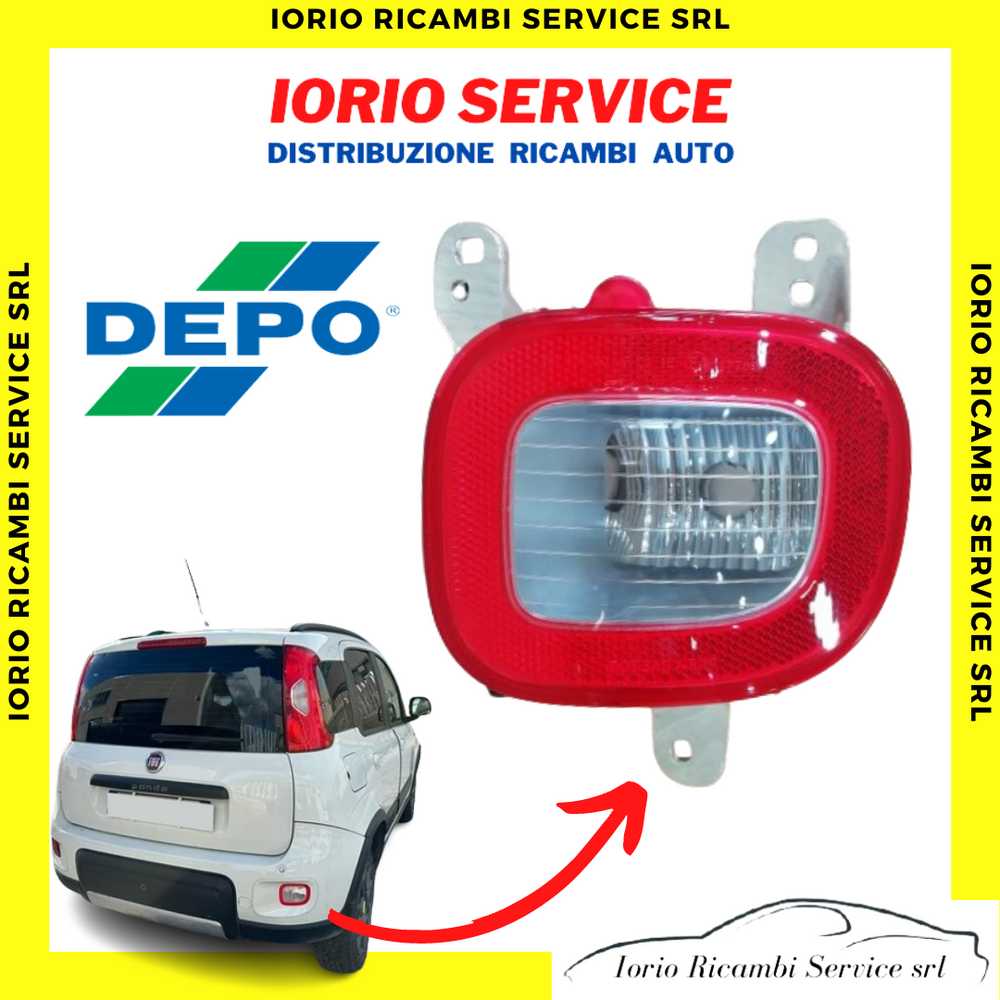 FANALE FANALINO LUCE RETROMARCIA POSTERIORE INFERIORE DESTRO FIAT PANDA DAL 2012