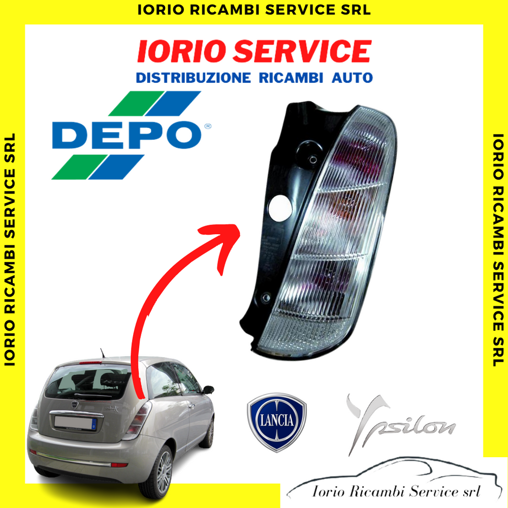 FARO FANALE STOP POSTERIORE DESTRO DX LANCIA Y YPSILON 843 2006>2011 FANALINO