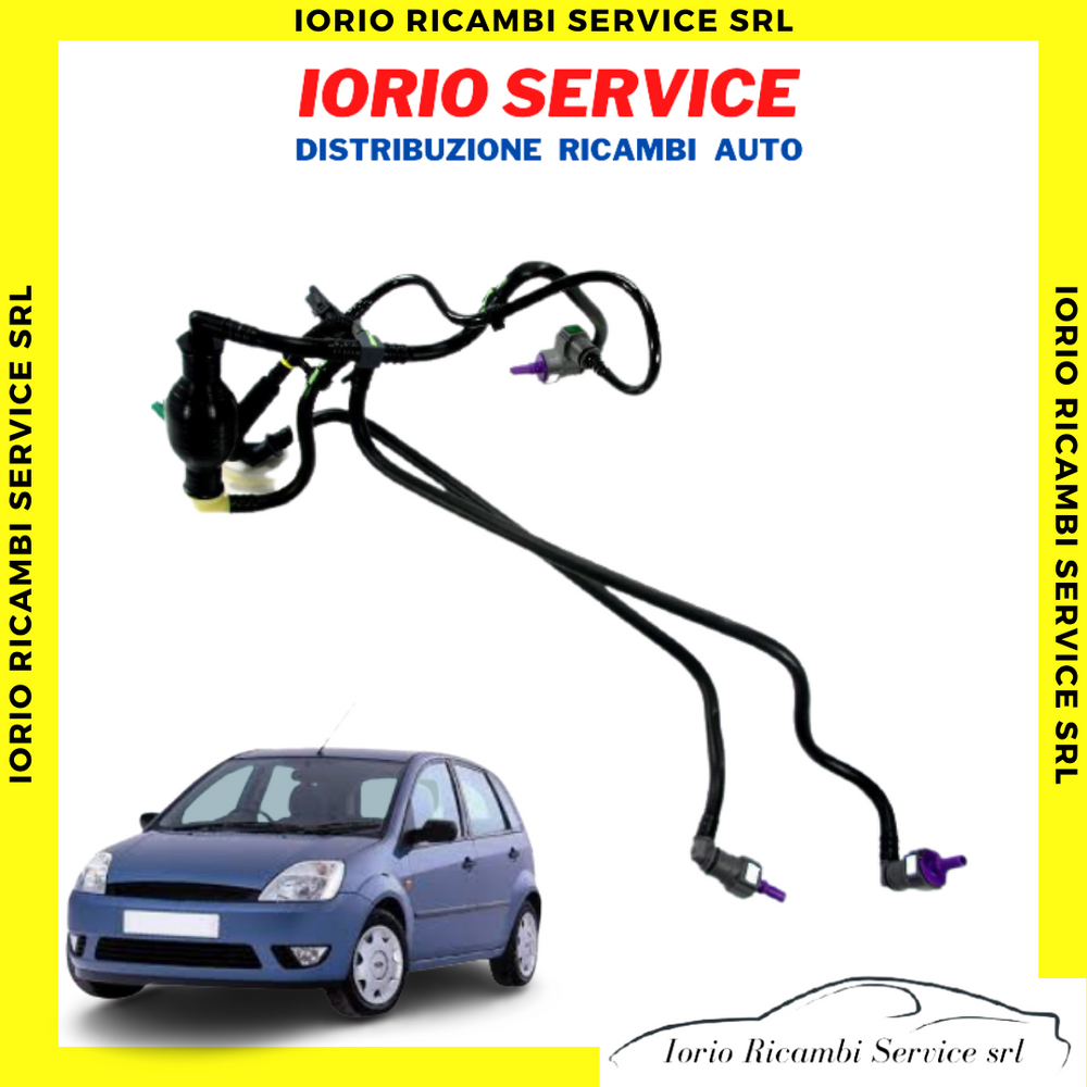 TUBI CONDOTTO CARBURANTE GASOLIO FORD FIESTA / FUSION 1.4 TDCi DAL 2001 AL 2008