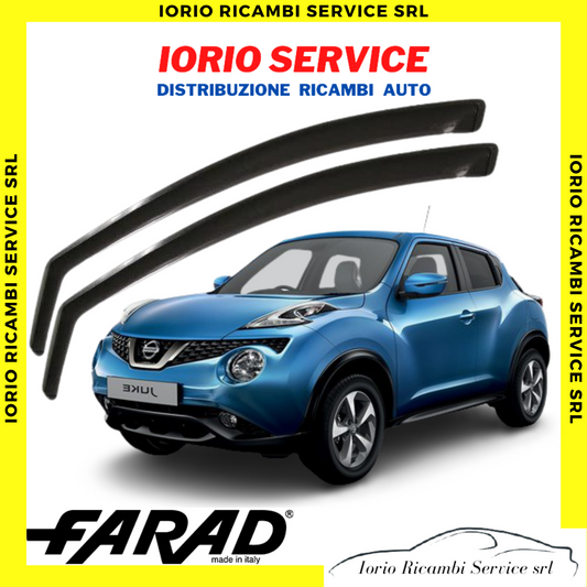 DEFLETTORI ARIA per NISSAN JUKE F15 2010>19 5p FARAD fumè ANTITURBO ANTIVENTO