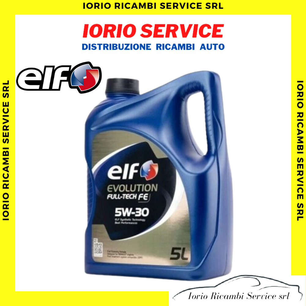 5 LITRI ELF FULL-TECH FE EVOLUTION 5W30 OLIO MOTORE ACEA C4 RENAULT RN0720