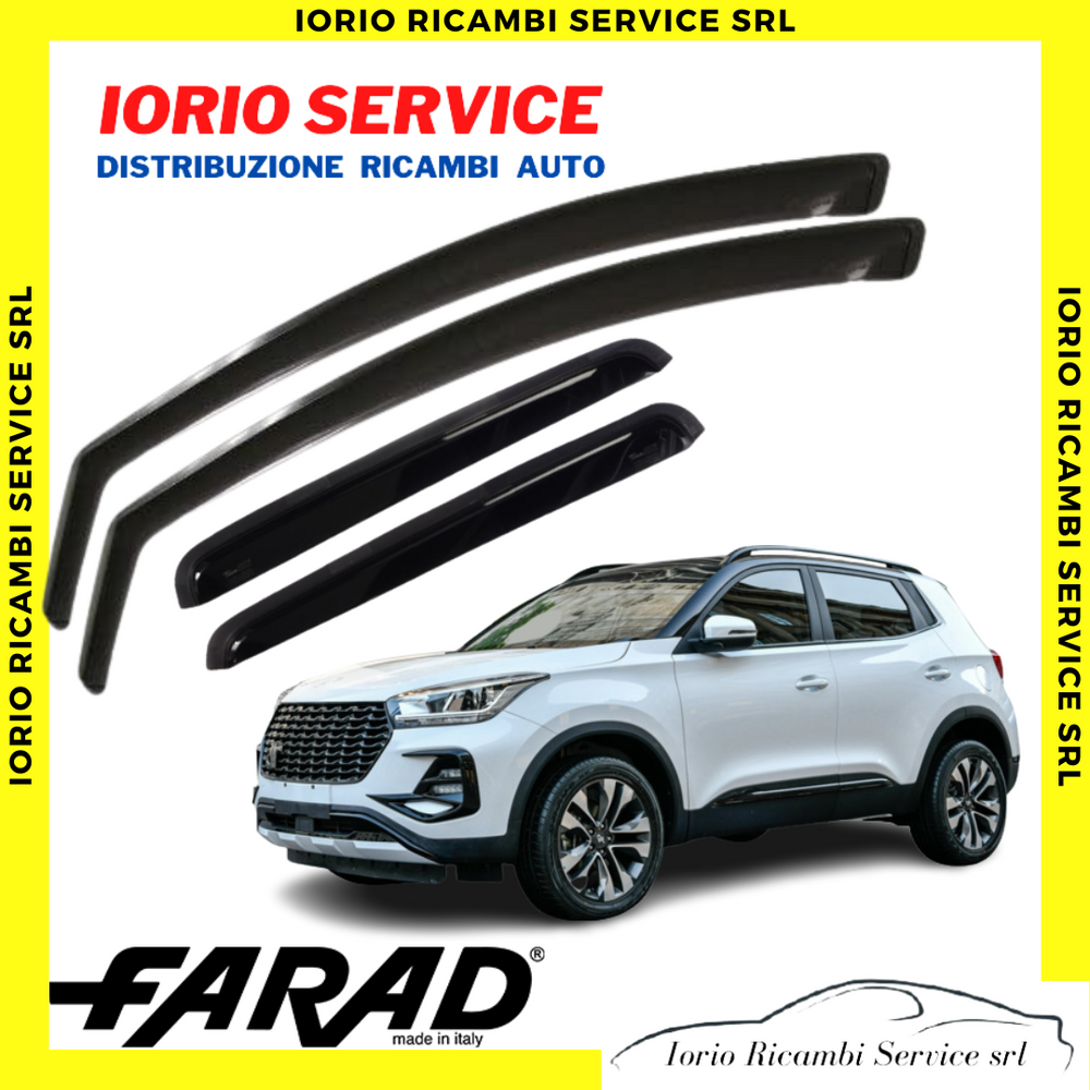 KIT 4 DEFLETTORI ARIA ANT+POST DR4.0 & DR5.0  2020 5 PORTE FARAD fumè ANTITURBO