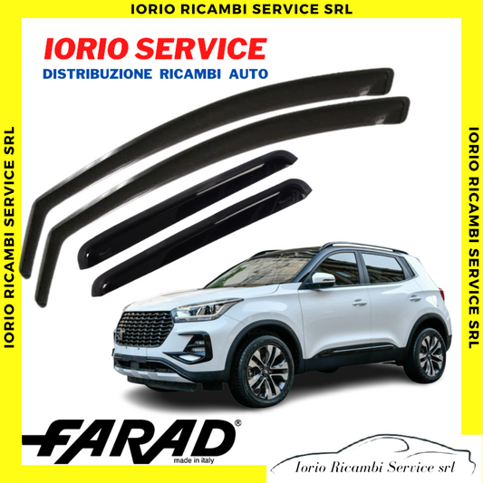 KIT 4 DEFLETTORI ARIA ANT+POST DR4.0 & DR5.0  2020 5 PORTE FARAD fumè ANTITURBO