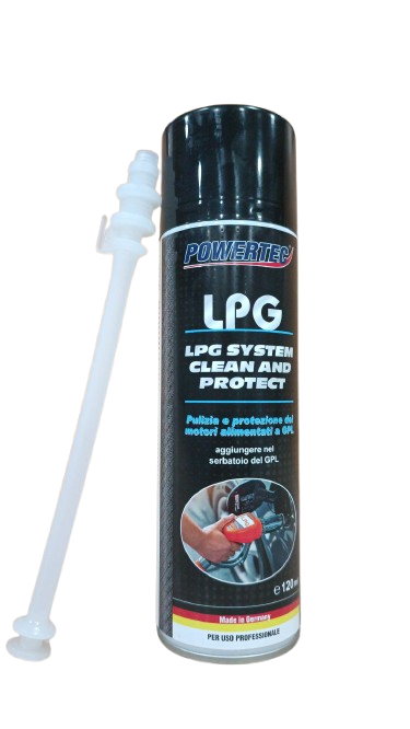 ADDITIVO MARCA POWERTEC 120 ML PER LA PULIZIA DEGLI INIETTORI IMPIANTI GPL