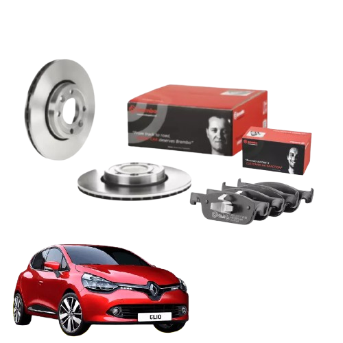 KIT DISCHI FRENO + PASTIGLIE BREMBO P68033 ANTERIORI RENAULT CLIO 4 IV DAL 2014