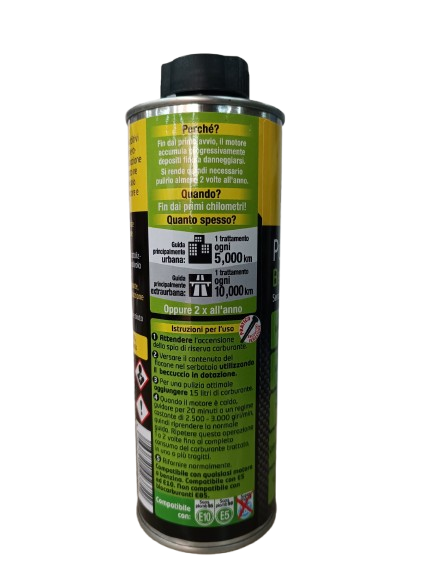 BARDAHL 5 IN 1 BENZINA 167031 PULITORE 500ml ADDITIVO PULIZIAINIETTORI VALV EGR