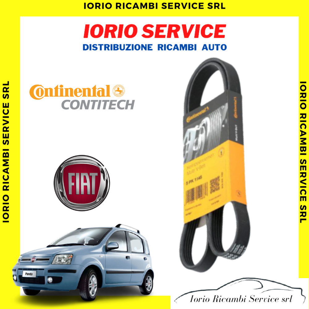CINGHIA PV SERVIZI ALTERNATORE FIAT PANDA 169 IDEA MUSA YPSILON 1.2 1.4 BENZINA