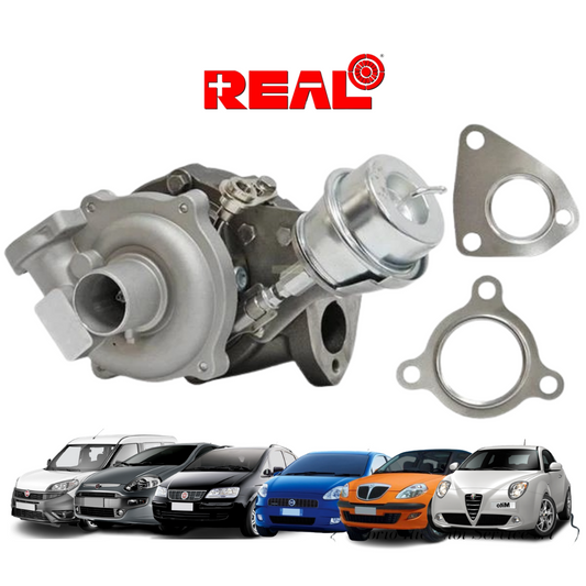 TURBOCOMPRESSORE REAL per 1.3 MTJ -MITO - DOBLO - G. PUNTO -PUNTO EVO - IDEA - Y