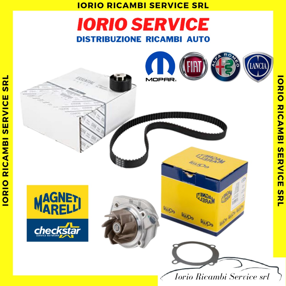 KIT CINGHIA DISTRIBUZIONE FIAT + POMPA ACQUA MARELLI Punto 1.2 STILO ALFA LANCIA
