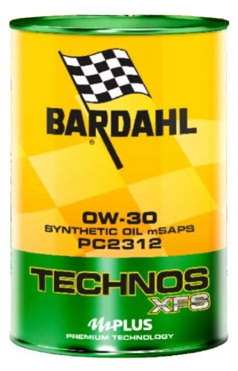 4 Litri Olio Motore Bardahl Technos XFS PC2312 0W30 ACEA C2 / PSA B71 2312