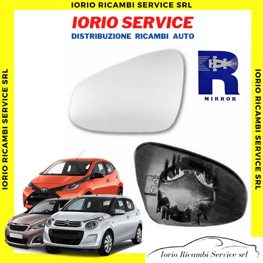PIASTRA SPECCHIO TERMICO SINISTRO CITROEN C1 II PEUGEOT 108 TOYOTA AYGO  2014