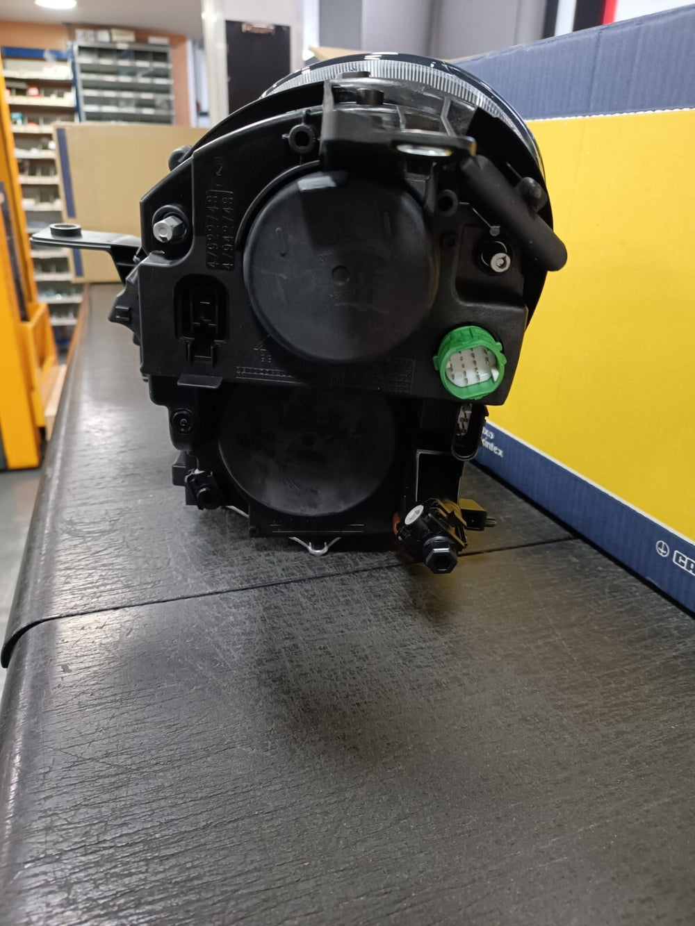 COPPIA FARI MARELLI ALFA GIULIETTA PARABOLA NERA TITANIO FANALI PROIETTORI SX DX