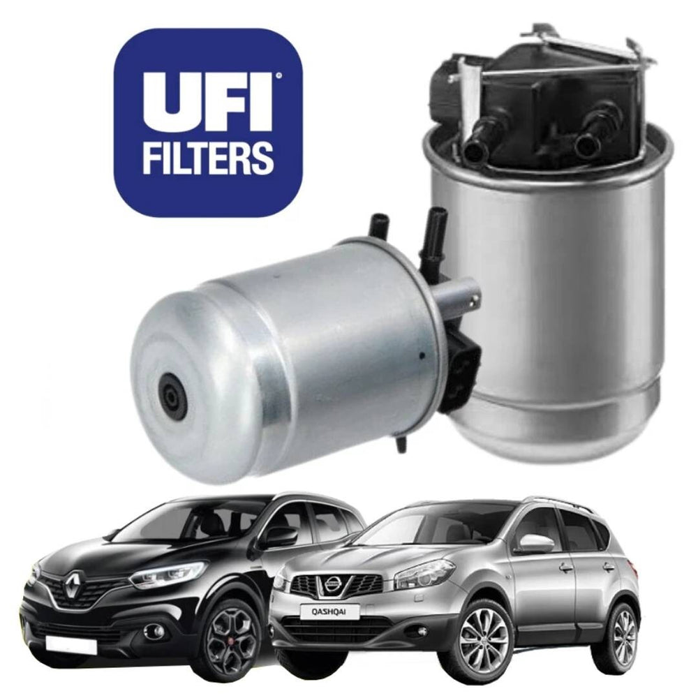 FILTRO GASOLIO NEW NISSAN QASHQAI II KADJAR  2018 1.5 1.7 DCI UFI 55.517.00 NERO