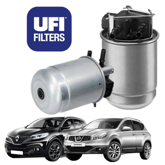 FILTRO GASOLIO NEW NISSAN QASHQAI II KADJAR  2018 1.5 1.7 DCI UFI 55.517.00 NERO
