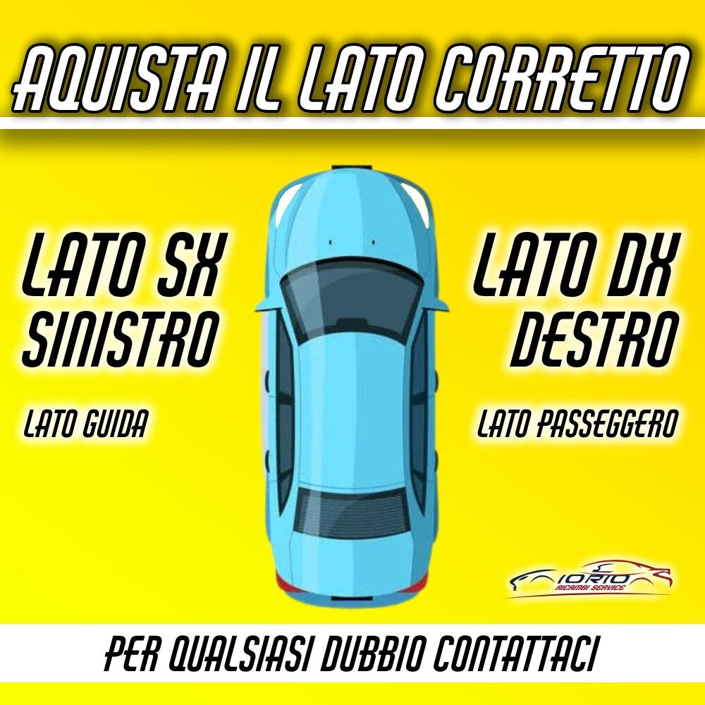 CORNICE ORIGINALE PROIETTORE FARO ANTERIORE DESTRO DX CROMATA ALFA ROMEO MITO