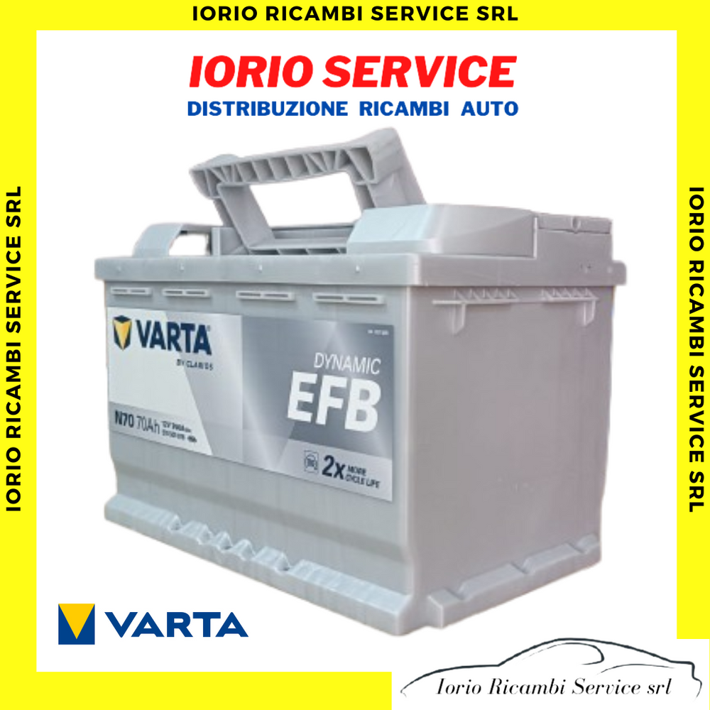 BATTERIA VARTA N70 START&STOP AFB/TR760 70AH 760A-278x175x190 mm- 570500076