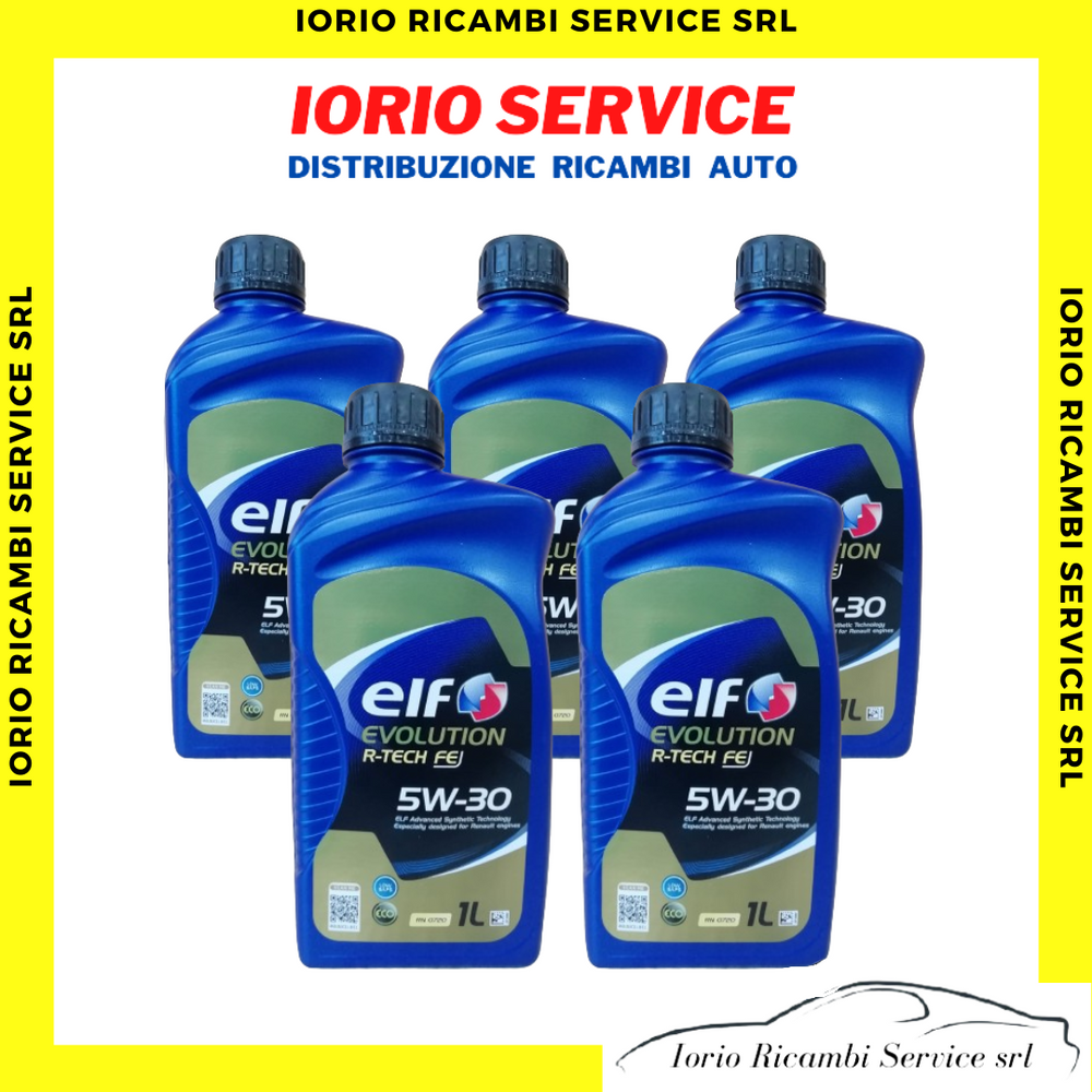 5 LITRI ELF FULL-TECH FE EVOLUTION 5W30 OLIO MOTORE ACEA C4 RENAULT RN0720