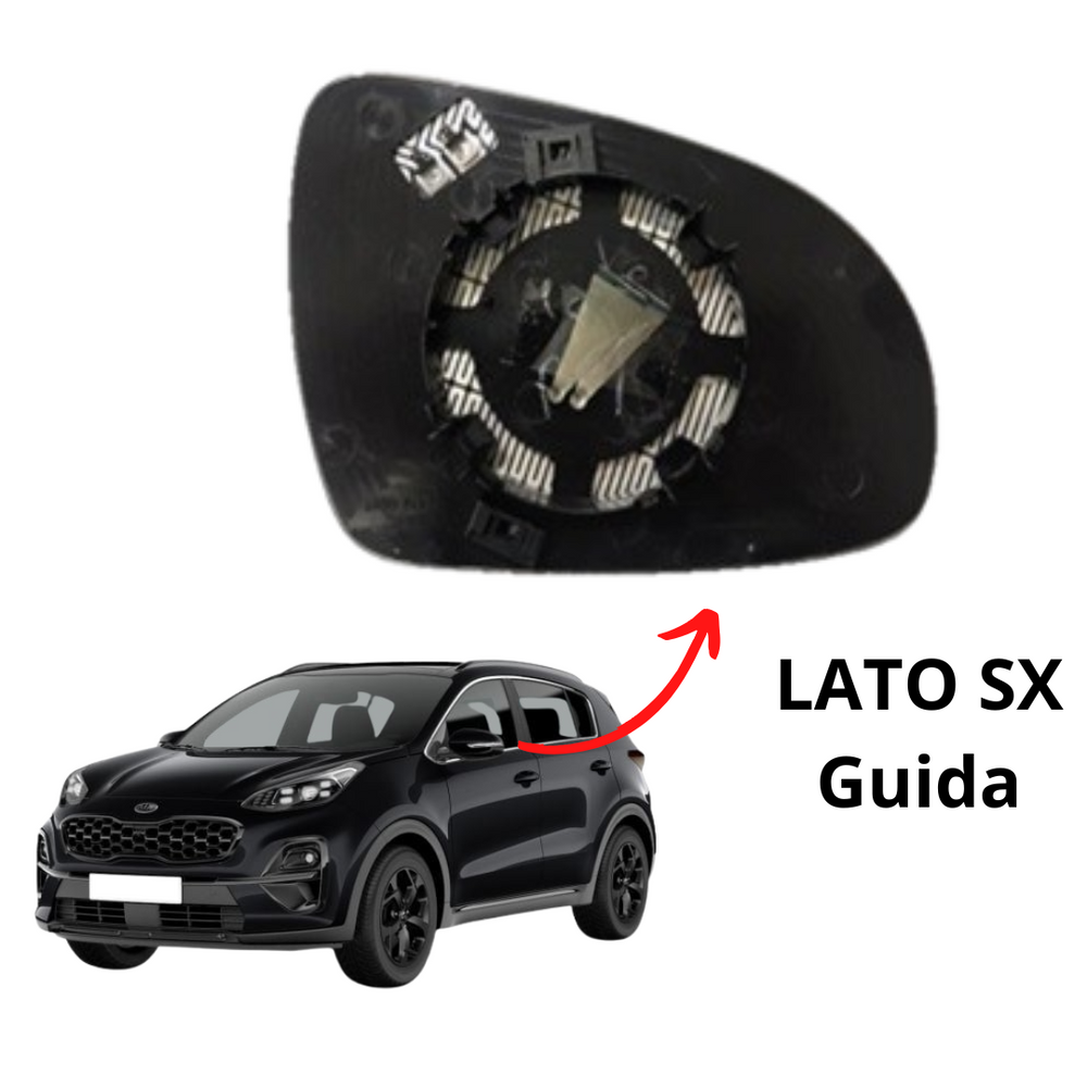PIASTRA SPECCHIO TERMICO SINISTRO KIA SPORTAGE 09/2018 - 10/2021