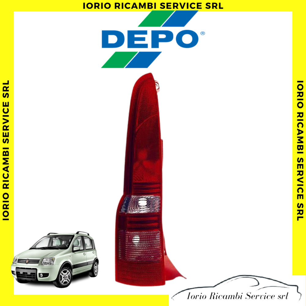 FARO FANALE STOP POSTERIORE SINISTRO LATO GUIDA FIAT PANDA 169 2003>2011