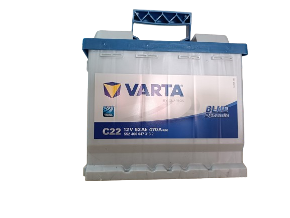 BATTERIA AUTO VARTA NUOVA 50Ah 470A C22 POSITIVO DESTRA (+ DX) L1 50P 552400047