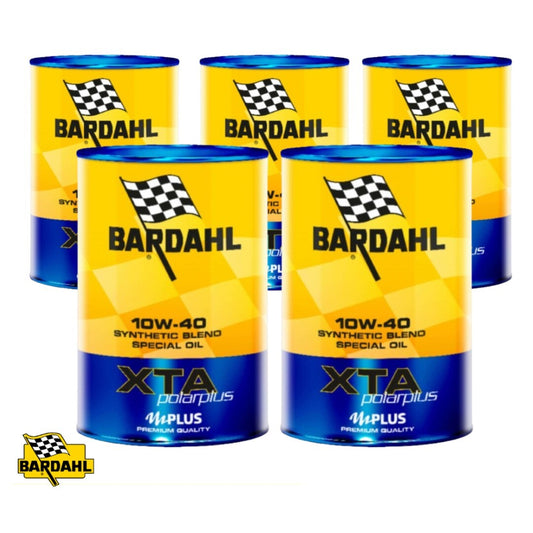 5 LITRI BARDAHL XTA 10W40 OLIO MOTORE TAGLIANDO AUTO ACEA A3B4 POLARPLUS