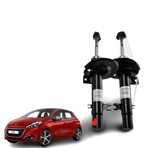COPPIA 2 AMMORTIZZATORI ANTERIORI SACHS PEUGEOT 208 2012>05/2019 ALLOGGIO 4,7 CM