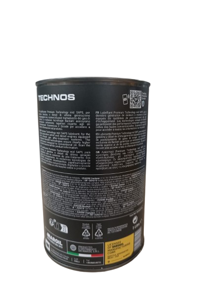5 Litri Bardahl Technos 5W30 XFS C2 C3 Olio motore Sintetico + 1 LT TOP DIESEL +