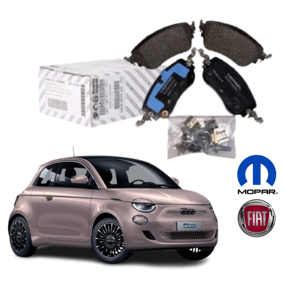 KIT PATTINI PASTIGLIE FRENO ANTERIORI ORIGINALI FIAT 500 / 500E ELEKTRO
