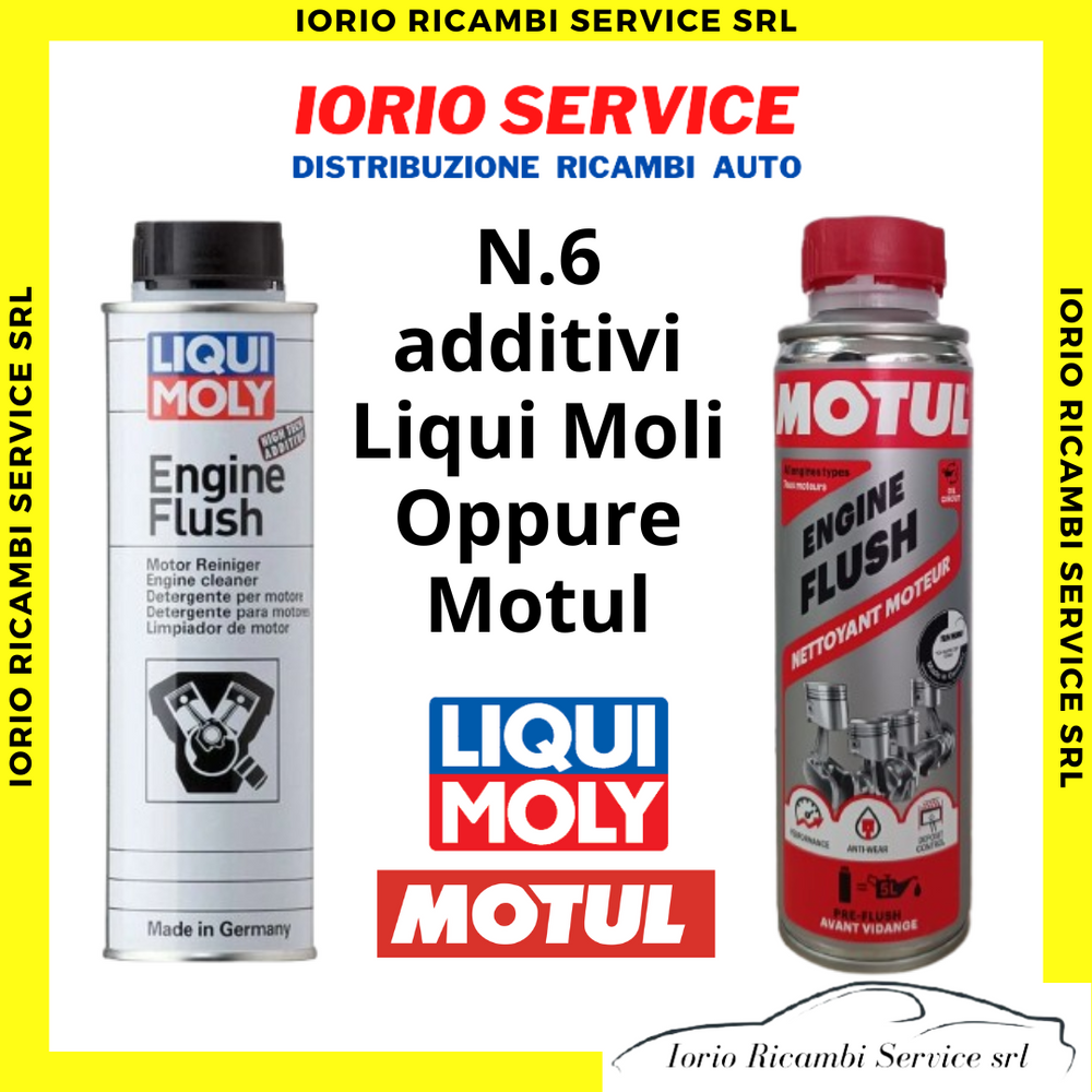 N. 6 ADDITIVI PULIZIA INTERNA CIRCUITO OLIO MOTORE 300 ML LIQUIMOLY OPPURE MOTUL