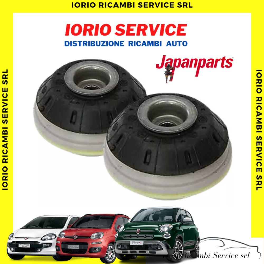 2 SUPPORTI AMMORTIZZATORI COMPLETI FIAT GRANDE PUNTO EVO PANDA YPSILON 312 500L
