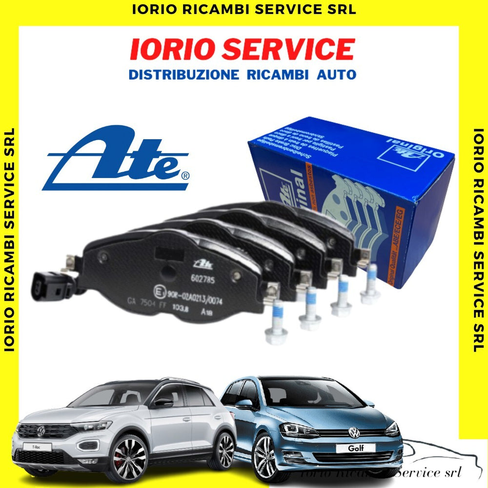 PASTIGLIE ANTERIORI ATE AUDI A3 Q2 Q3 VW GOLF 7 8 TIGUAN T-ROC CUPRA SEAT SKODA